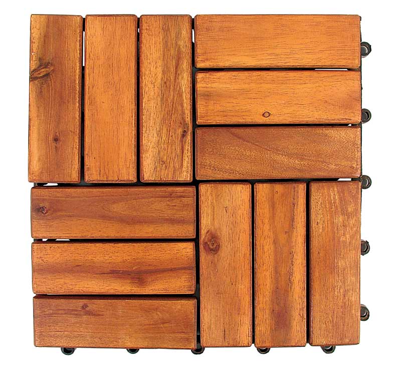   - Wood tile 4- pcs Set